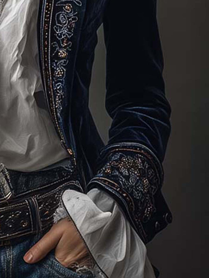 Margot™ | Vintage Embroidered Jacket