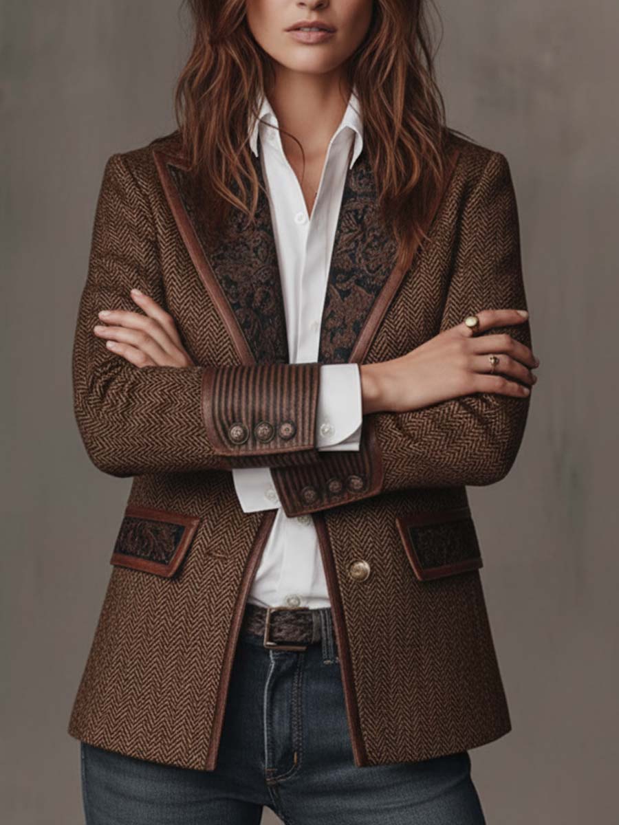 Charlotte™ | Herringbone Blazer