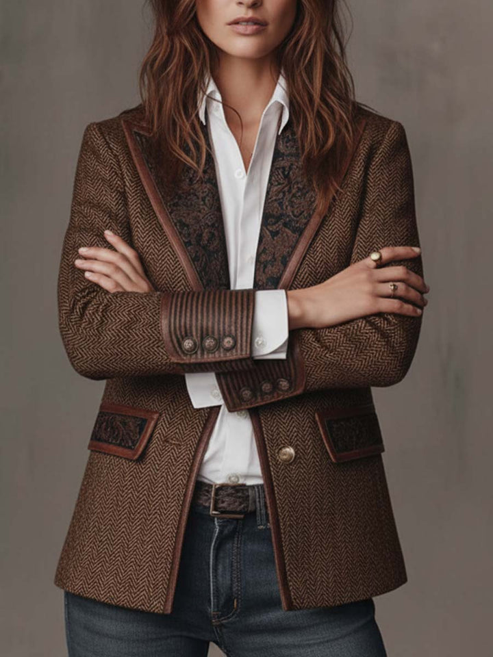 Charlotte™ | Herringbone Blazer