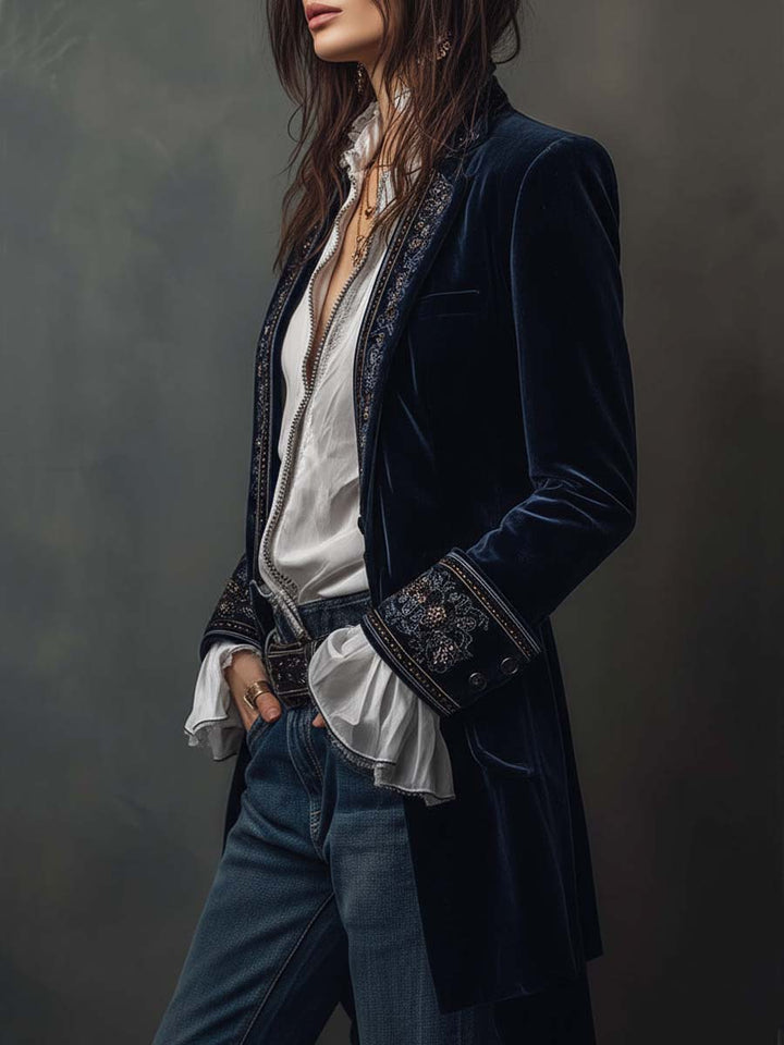 Margot™ | Vintage Embroidered Jacket