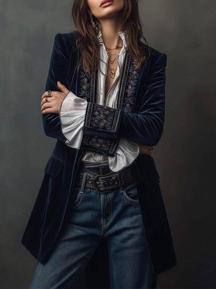 Margot™ | Vintage Embroidered Jacket