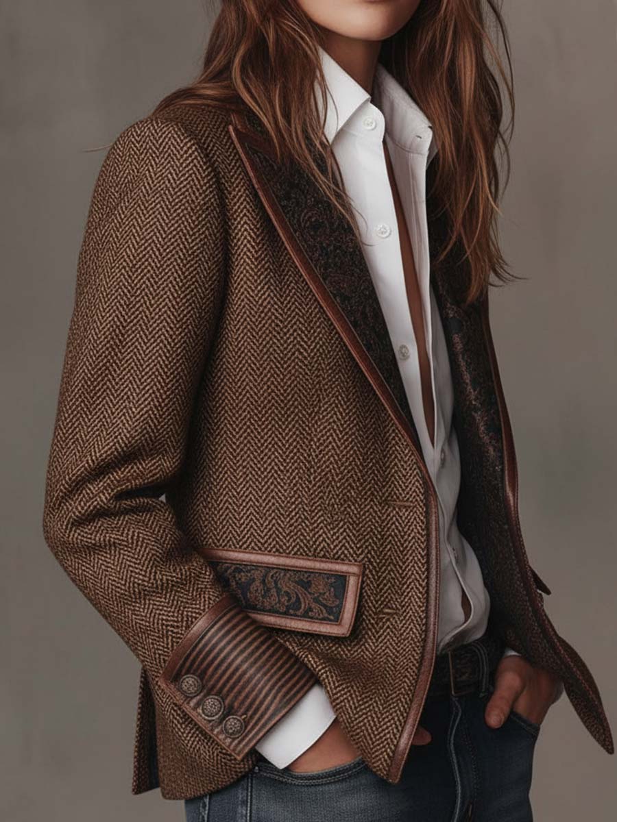 Charlotte™ | Herringbone Blazer