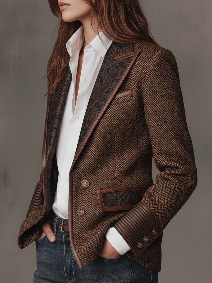 Charlotte™ | Herringbone Blazer