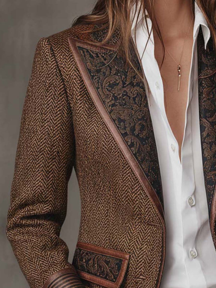 Charlotte™ | Herringbone Blazer
