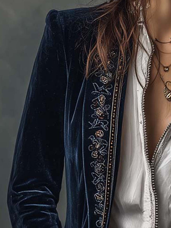 Margot™ | Vintage Embroidered Jacket