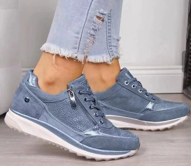 Amy - Zip-Up Orthopedic Sneakers