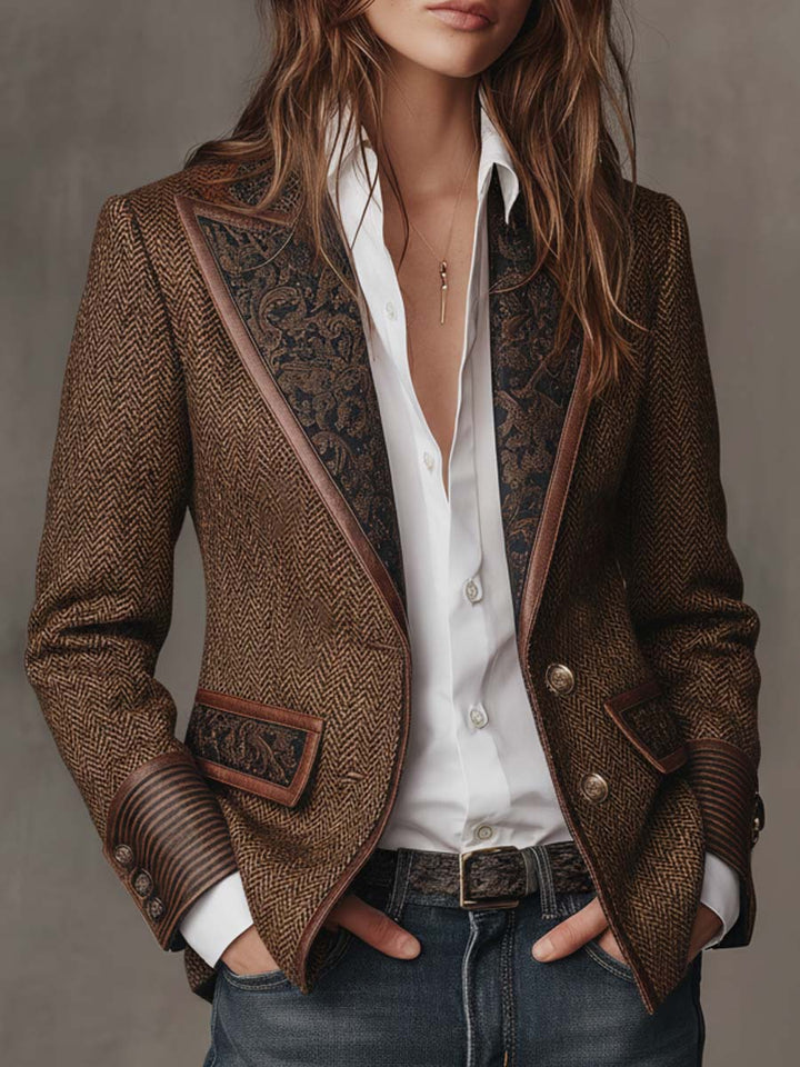 Charlotte™ | Herringbone Blazer
