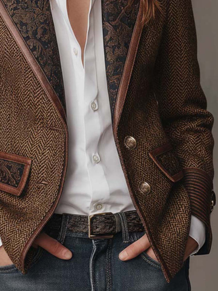 Charlotte™ | Herringbone Blazer